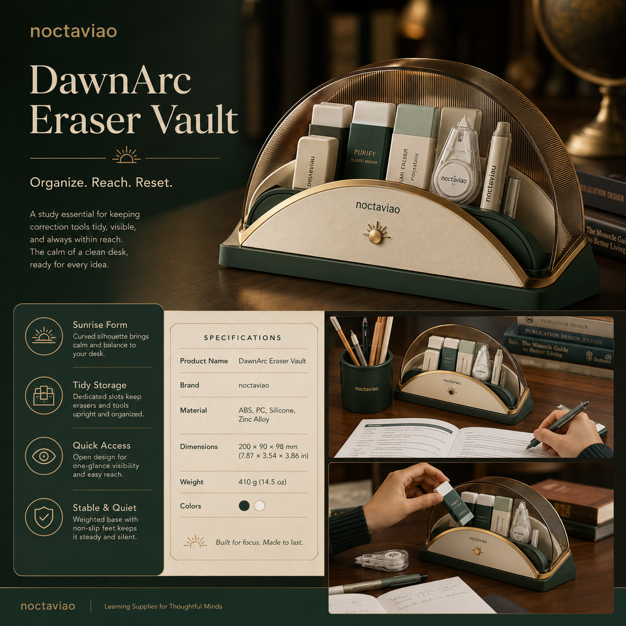 Noctaviao™ DawnArc Eraser Vault