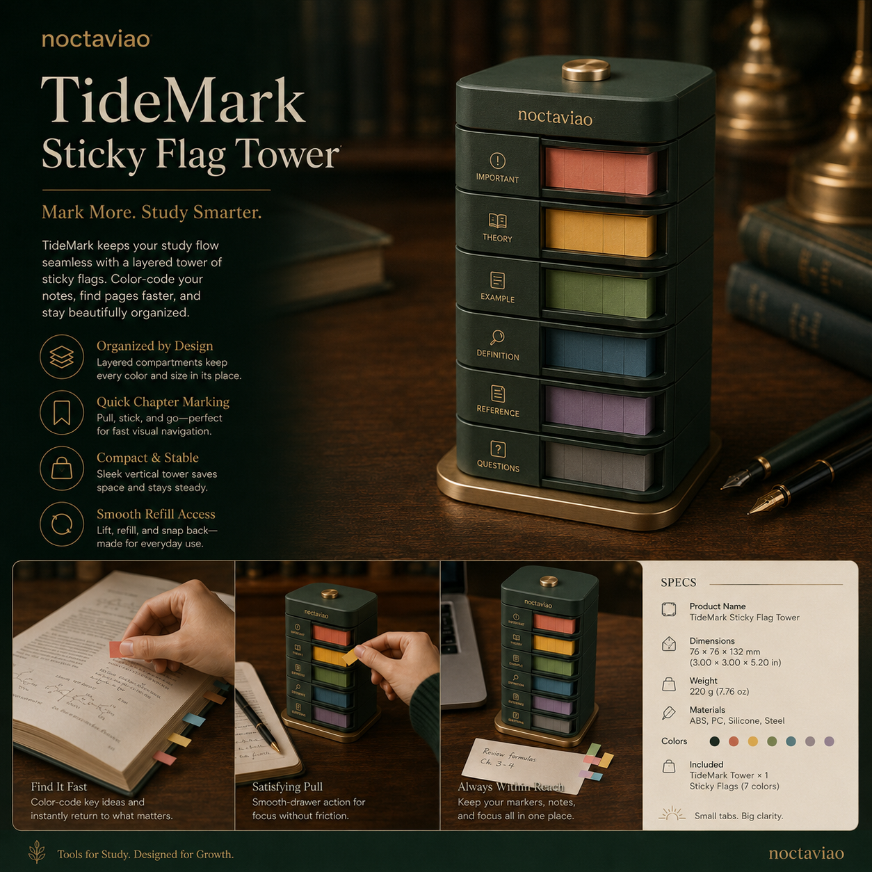 Noctaviao™ TideMark Sticky Flag Tower