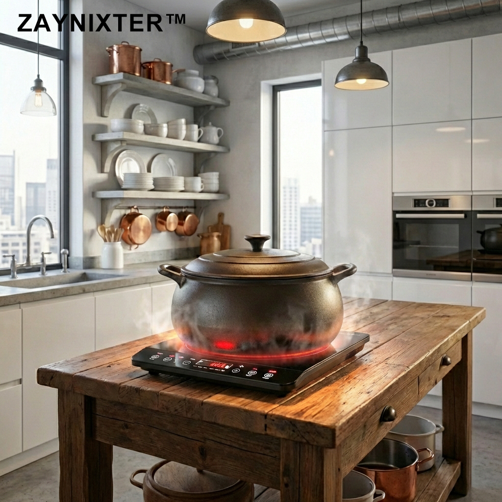 ZAYNIXTER™ | The "Vulcan Heritage" Cast Iron & Precision Induction Hearth