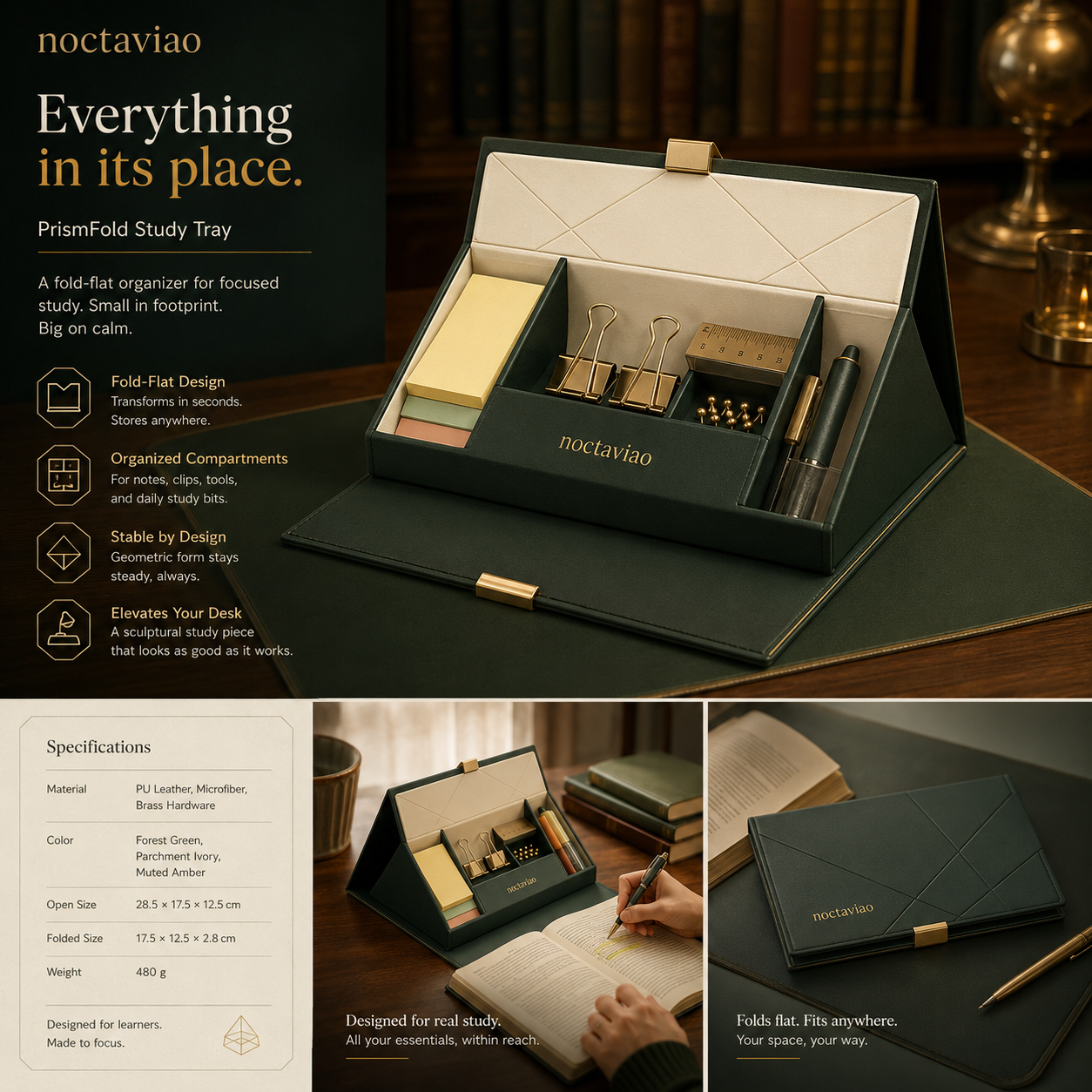 Noctaviao™ PivotFold Study Tray